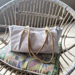 NINE WEST white leather bag